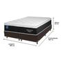 Imagem de Cama Box King Colchão Magnum Plumatex PillowTop High Tech