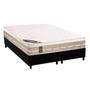 Imagem de Cama Box King: Colchão Molas Castor Tecnopedic Premium + Base CRC Suede Black(193x203)