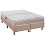 Imagem de Cama Box King: Colchão Molas Ensacadas Castor Pocket Class + Base CRC Suede Clean(193x203)