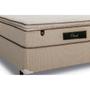 Imagem de Cama Box King: Colchão Molas Ensacadas Luckspuma MasterPocket  Cloud One Side + Base CRC Suede Clean(193x203)