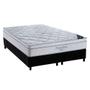 Imagem de Cama Box King: Colchão Molas SuperPocket Ensacadas Ortobom  Freedom +  Box Universal CRC Camurça Black(193x203)