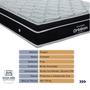 Imagem de Cama Box King Preto e Ortobom Elegant Molas Ensacadas EuroPillow