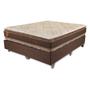 Imagem de Cama Box King Size (Box + Colchão) 193x203x67 Bali Prorelax Molas Ensacadas Pillow Top Duplo - Marrom