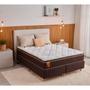Imagem de Cama Box King Size (Box + Colchão) 193x203x67 Bali Prorelax Molas Ensacadas Pillow Top Duplo - Marrom