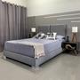 Imagem de Cama Box Luxo Com Cabeceira Módena Linho RBL