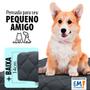 Imagem de Cama Box Pet 50x50x14cm Com Lençol Impermeável Branco Para Cachorros e Gatos - Caminha Pet - BF Colchões