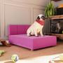 Imagem de Cama Box Pets Dog Porte Maior 80 cm Bob cor Pink- JM Casa dos Móveis