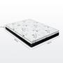 Imagem de Cama Box Queen 158 Sintético Branco com Colchão Espuma D33 One Face 57X158X198