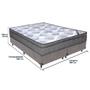 Imagem de Cama Box Queen Bege Ortobom ISOSuperpocket PillowTop