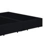 Imagem de Cama Box Queen Bipartido NK Camas Suede Preto 40x158x198