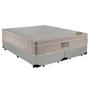 Imagem de Cama Box Queen Bipartido Sintético + Colchão Ortobom Airtech Molas Ensacadas 158x198x65 Branco