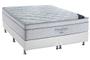 Imagem de Cama Box Queen Blindada + Colchão De Molas Ensacadas - Ortobom - Freedom - 158x198x67cm Branco