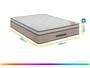 Cama Box Queen (Box + Colchão) Ortobom - de Mola 61cm de Altura New Ortotech Imagem de Cama Box Queen (Box + Colchão) Ortobom