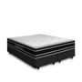 Imagem de Cama Box Queen + Colchão De Espuma D33 - Castor - Black White Double Face 158x198x62cm