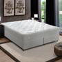Imagem de Cama Box Queen + Colchão de Molas Pocket Umaflex Cappuccino 158x198x75cm