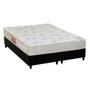 Imagem de Cama Box Queen: Colchão Espuma Castor D33 Sleep Max Relax + Base CRC Suede Black(158x198)