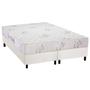 Imagem de Cama Box Queen: Colchão Espuma D33 Luckspuma  Supreme + Base CRC Courano White(158x198)