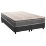 Imagem de Cama Box Queen: Colchão Espuma D45 Paropas Anatômico Confort Mega Firme + Base CRC Suede Gray (158x198)