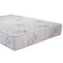 Imagem de Cama Box Queen: Colchão Espuma Luckspuma D45 Gran Luck Floral Pró Saúde + Base CRC Courano White(158x198)