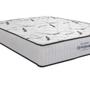 Imagem de Cama Box Queen: Colchão Espuma Ortobom D45 High Foam + Base CRC Courano White(158x198)