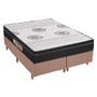 Imagem de Cama Box Queen: Colchão Espuma Polar D28/EP Anatômico Orthoface + Base CRC Rústico Clean(158x198)