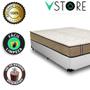 Imagem de Cama Box Queen + Colchão Madrid D33 Molas Ensacadas 158x198x66cm Várias Cores - Vstore