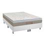 Imagem de Cama Box Queen: Colchão Molas Bonnel Orthoflex Florença + Base CRC Courano White(158x198)