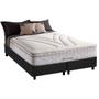 Imagem de Cama Box Queen: Colchão Molas Herval Maxspring American + Base CRC Suede Gray(158x198)