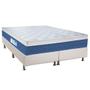 Imagem de Cama Box Queen: Colchão Molas Probel Prolastic Blue + Base CRC Courano Branco(158x198)