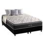 Imagem de Cama Box Queen: Colchão Ortopédico Anjos D28/EP Star + Base CRC Suede Black(158x198)