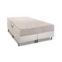 Imagem de Cama Box Queen: Colchão Ortopédico Herval AG65 Firme Fort + Base CRC Courano White(158x198)