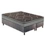 Imagem de Cama Box Queen: Colchão Ortopédico Paropas D28/EP Anatômico Confort Firme + Base CRC Rústico Gray(158x198)