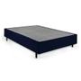 Imagem de Cama Box Queen com Colchão Mola Ensacada Guldi Firme Branco e Azul