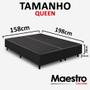 Imagem de Cama Box Queen Desmontável (na caixa) 158x198x40m - Maestro Colchões