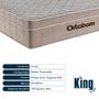 Imagem de Cama Box Queen Ortobom com Baú Airtech Spring Pocket - Cinza 158x198