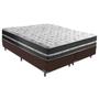 Imagem de Cama Box Queen Preto com Base Marrom Classic Anjos