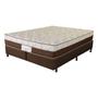 Imagem de Cama Box Queen Size (Box + Colchão) 158x198x61 Pro Soft Bamboo Prorelax Molas Ensacadas Pillow Top Turn Free - Marrom