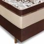 Imagem de Cama Box Queen Strong e colchão Ortho Essence Queen Size com molas ensacadas individuais 1,58 Marrom