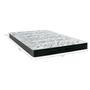Imagem de Cama Box Queen - Tecido Sintético Branco com Colchão Extra Firme D28 - Suporta 80Kg