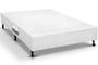 Imagem de Cama Box Simples Castor Casal Poli Branco 138x188x27cm