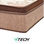 Imagem de Cama Box Solteirão Bege e Colchão Victory Molas VTECH