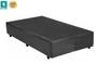 Imagem de Cama Box Solteirão Cinza + Colchão Espuma D20 96x203x17