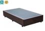 Imagem de Cama Box Solteirão Marrom + Colchão Espuma D28 96x203x18