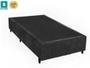 Imagem de Cama Box Solteirão Preto Suede + Colchão Espuma D33 96x203x16