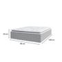 Imagem de Cama Box Solteiro 88 Sintetico Branco com Colchão Nazar Molas Ensacadas com Pillow Top Bello Box Conforto Espuma da Nasa Viscoeslástico D33 Cinza