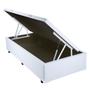 Imagem de Cama Box Solteiro Americano com Baú Sonnoforte material sintético Branco com Pistão - 096x203