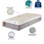 Imagem de Cama Box Solteiro (Box + Colchão) 88x188x69 Esmeralda Prorelax Molas Ensacadas Pillow In Turn Free - Cinza