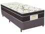 Cama Box Solteiro (Box + Colchão) Gazin - Mola Ensacada 63cm de Altura Esmeralda Imagem de Cama Box Solteiro (Box + Colchão) Gazin