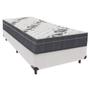 Imagem de Cama Box Solteiro Branco e Colchão Airtech 100 D33 Ortobom