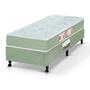 Imagem de Cama Box Solteiro Castor Sleep Max D33 88x188x52 + Box Castor Verde